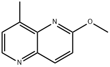 1,5-Naphthyridine, 2-methoxy-8-methyl- 구조식 이미지