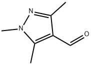 1,3,5-트리메틸-1H-피라졸-4-카르복스알데히드 구조식 이미지