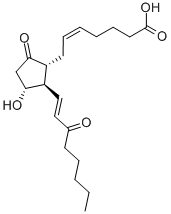 15-KETO PROSTAGLANDIN E2 Structure