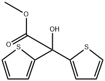 Methyl 2,2-dithienylglycolate 구조식 이미지