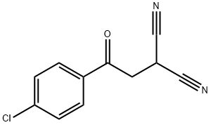 2-[2-(4-CHLOROPHENYL)-2-OXOETHYL]MALONONITRILE Structure