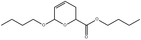 6-Butoxy-3,6-dihydro-2H-pyran-2-carboxylic acid butyl ester Structure