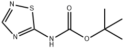 Carbamic acid, 1,2,4-thiadiazol-5-yl-, 1,1-dimethylethyl ester (9CI) 구조식 이미지