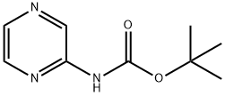 Carbamic acid, pyrazinyl-, 1,1-dimethylethyl ester (9CI) Structure