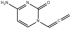 2(1H)-Pyrimidinone, 4-amino-1-(1,2-propadienyl)- (9CI) 구조식 이미지
