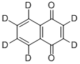 1,4-NAPHTHOQUINONE-D6 Structure