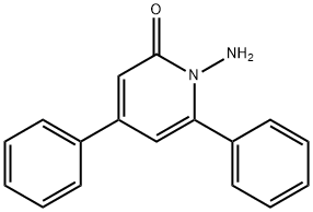 1-AMINO-4,6-DIPHENYL-1,2-DIHYDROPYRIDIN-2-ONE 구조식 이미지