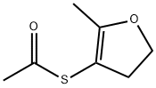 S-(4,5-dihydro-2-methyl-3-furyl) ethanethioate Structure