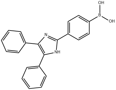 4-(4,5-DIPHENYL-2-IMIDAZOLYL)-PHENYLBORONIC ACID Structure