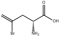 D-2-AMINO-4-BROMO-4-PENTENOIC ACID Structure