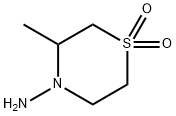 3-메틸티오모르폴린-4-아민1,1-디옥사이드 구조식 이미지