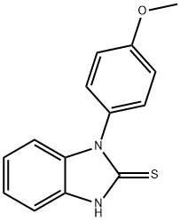 1-(4-메톡시-페닐)-1H-벤조이미다졸-2-티올 구조식 이미지