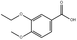 3-ETHOXY-4-METHOXYBENZOIC ACID Structure