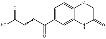 4-OXO-4-(3-OXO-3,4-DIHYDRO-2H-1,4-BENZOXAZIN-6-YL)-2-BUTENOIC ACID Structure