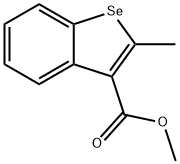 2-Methylbenzo[b]selenophene-3-carboxylic acid methyl ester Structure