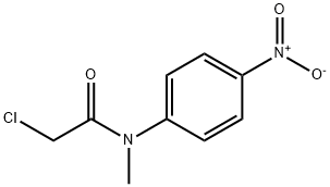 2-CHLORO-N-METHYL-N-(4-NITROPHENYL)ACETAMIDE 구조식 이미지
