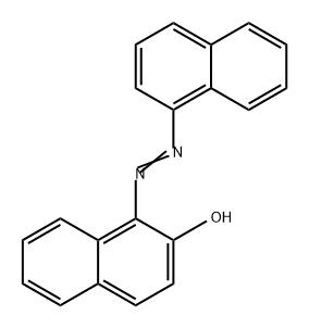 1-(1-naphthylazo)-2-naphthol 구조식 이미지