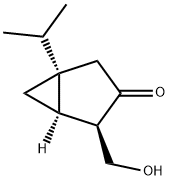 Bicyclo[3.1.0]hexan-3-one, 4-(hydroxymethyl)-1-(1-methylethyl)-, (1S,4R,5R)- (9CI) Structure