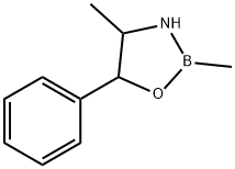 2,4-디메틸-5-페닐-1,3,2-옥사자보롤리딘 구조식 이미지