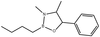 2-부틸-3,4-디메틸-5-페닐-1,3,2-옥사자보롤리딘 구조식 이미지