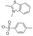 2,3-dimethylbenzothiazolium p-toluenesulphonate  Structure