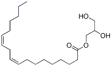 (9Z,12Z)-octadeca-9,12-dienoic acid, monoester with glycerol Structure