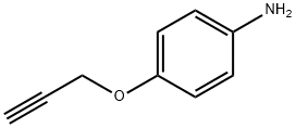 4-(2-propyn-1-yloxy)aniline(SALTDATA: HCl) 구조식 이미지
