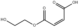 (2-hydroxyethyl) hydrogen maleate Structure