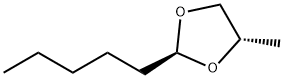 trans-4-methyl-2-pentyl-1,3-dioxolane Structure