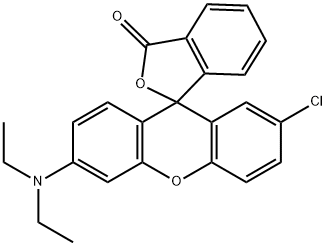 2-Chloro-6-(diethylamino)-fluoran Structure