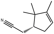 (R)-2,2,3-트리메틸시클로펜트-3-엔-1-아세토니트릴 구조식 이미지