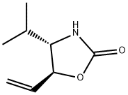 2-Oxazolidinone,5-ethenyl-4-(1-methylethyl)-,(4S,5S)-(9CI) Structure