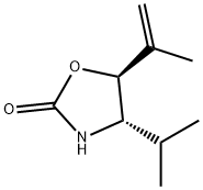 2-Oxazolidinone,5-(1-methylethenyl)-4-(1-methylethyl)-,(4S,5S)-(9CI) Structure