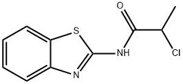 N-1,3-BENZOTHIAZOL-2-YL-2-CHLOROPROPANAMIDE Structure