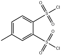 톨루엔-3,4-디설포닐클로라이드 구조식 이미지