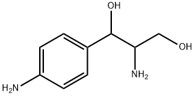 2-아미노-1-(p-아미노페닐)-1,3-프로판디올 구조식 이미지