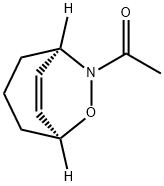 6-Oxa-7-azabicyclo[3.2.2]non-8-ene, 7-acetyl-, (1R,5S)- (9CI) 구조식 이미지