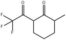 시클로헥사논,2-메틸-6-(트리플루오로아세틸)-(9CI) 구조식 이미지