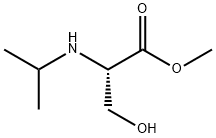 Serine, N-(1-methylethyl)-, methyl ester (9CI) Structure