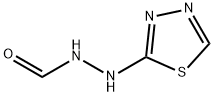 히드라진카르복스알데히드,2-(1,3,4-티아디아졸-2-일)-(9CI) 구조식 이미지