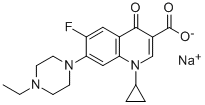 Enrofloxacin Sodium 구조식 이미지