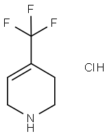 1,2,3,6-Tetrahydro-4-(trifluoromethyl)pyridine hydrochloride Structure