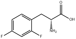 2,4-Difluoro-D-phenylalanine Structure