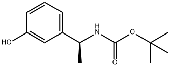 TERT-BUTYL [(1S)-1-(3-HYDROXYPHENYL)ETHYL]CARBAMATE Structure