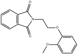 2-[2-(2-METHOXY-PHENOXY)-ETHYL]-ISOINDOLE-1,3-DIONE Structure