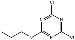 2,4-DICHLORO-6-N-PROPOXY-1,3,5-TRIAZINE Structure