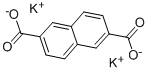 2,6-NAPHTHALENEDICARBOXYLIC ACID, DIPOTASSIUM SALT Structure