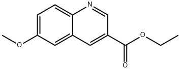 6-METHOXYQUINOLINE-3-CARBOXYLIC ACID ETHYL ESTER Structure