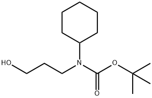 N-BOC-3-CYCLOHEXYLAMINO-PROPAN-1-OL
 Structure