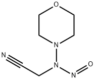 4-(N-CYANOMETHYL-N-NITROSO)AMINOMORPHOLINE Structure